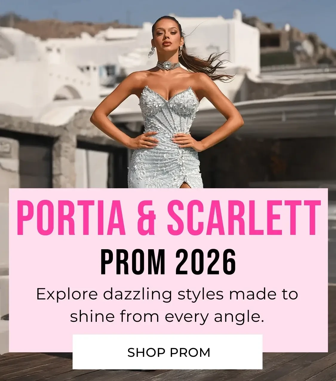 Portia and Scarlett Prom Mobile Banner