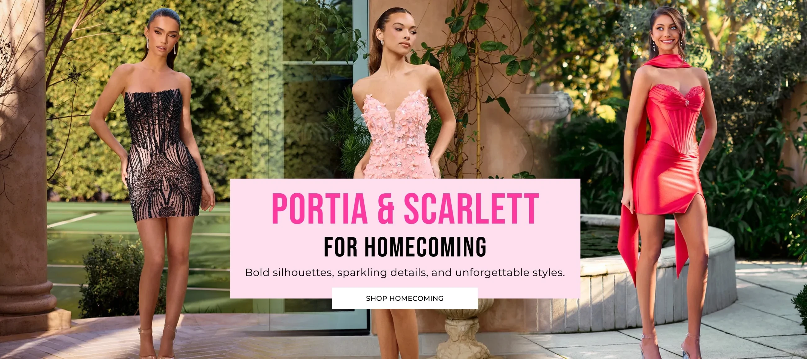 Portia & Scarlett Homecoming Banner