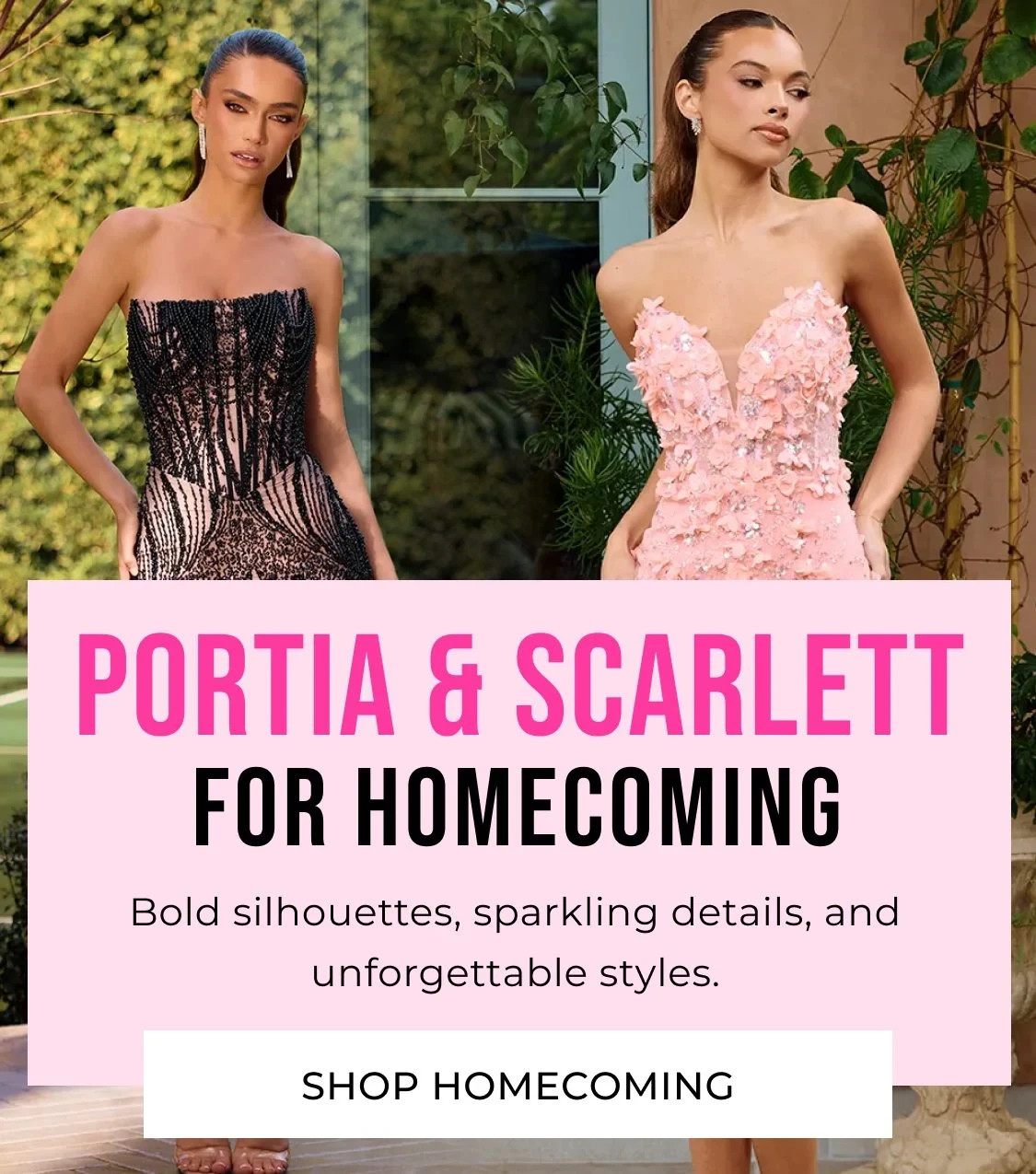 Portia & Scarlett Homecoming Banner